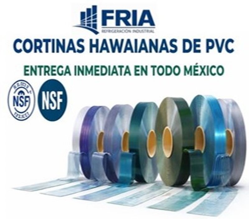 Cortinas plásticas industriales para cámaras de refrigeración en México