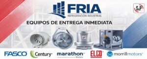 Motores eléctricos AO Smith para equipos de refrigeración industrial FRIA México.