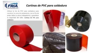 Cortinas de PVC para soldadura industrial en México como barrera de protección en áreas de trabajo
