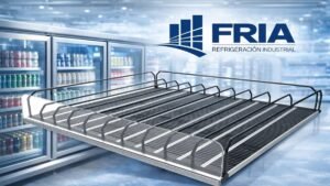 Parrillas Flex Roller para cuartos fríos y cámaras frigoríficas utilizadas en almacenamiento industrial.