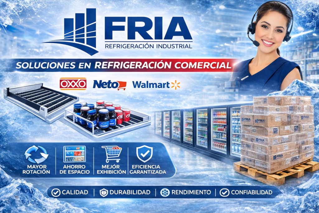 Parrillas tipo Flex Roller para organización en cámaras y cuartos fríos