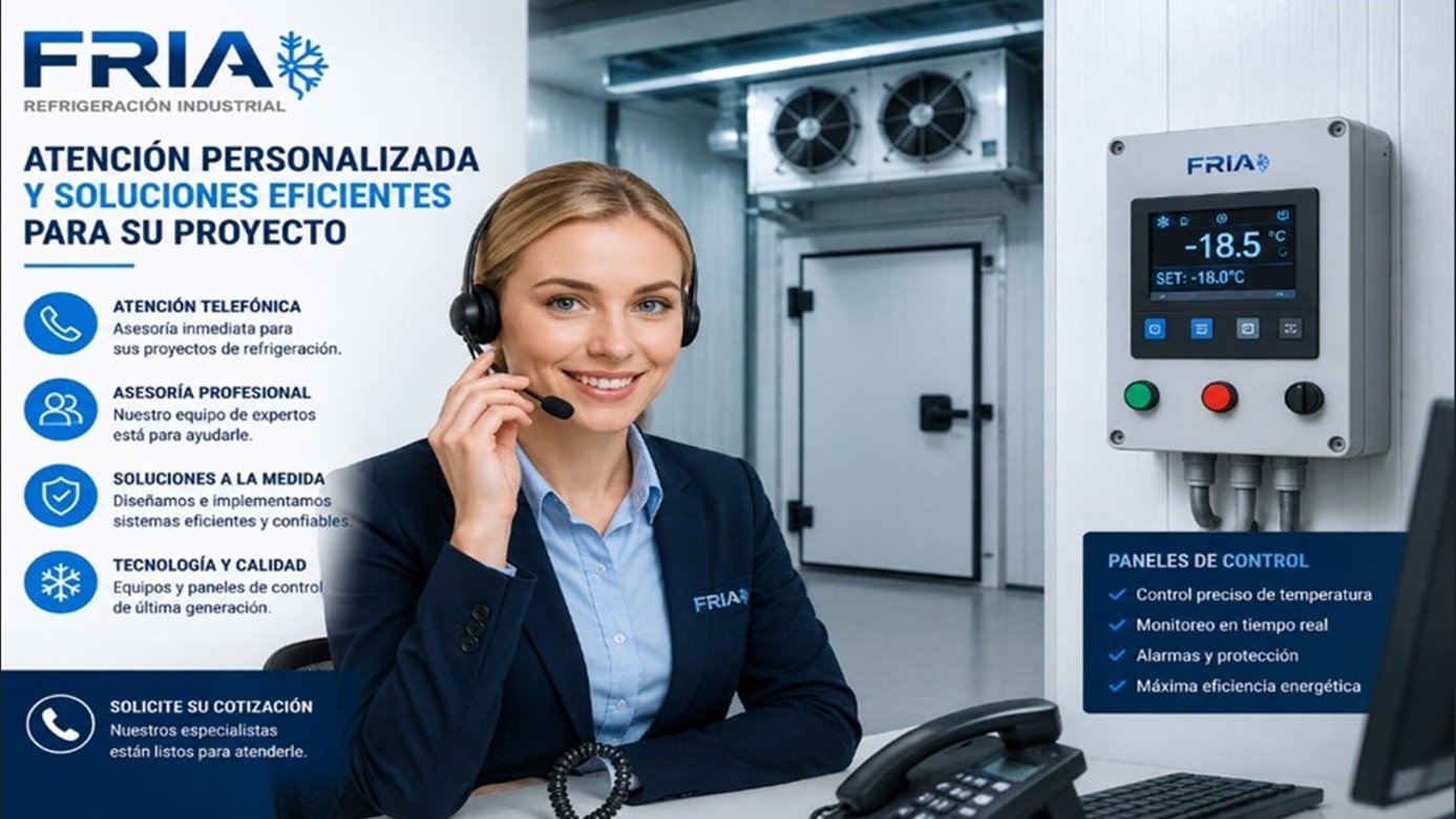 Asesoría personalizada en refrigeración industrial FRIA México