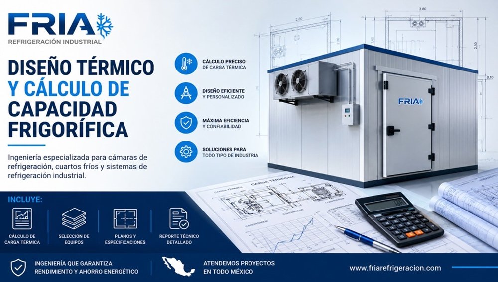Diseño térmico y cálculo de capacidad frigorífica para cámaras de refrigeración