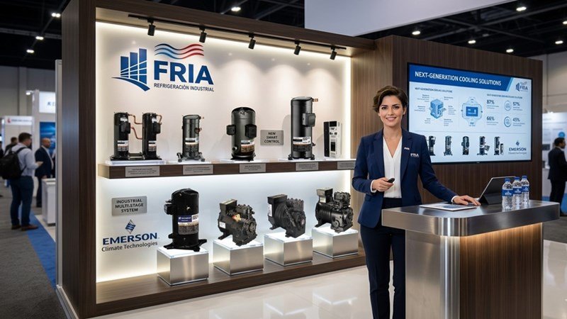 Compresores Copeland Emerson para refrigeración industrial y comercial FRIA