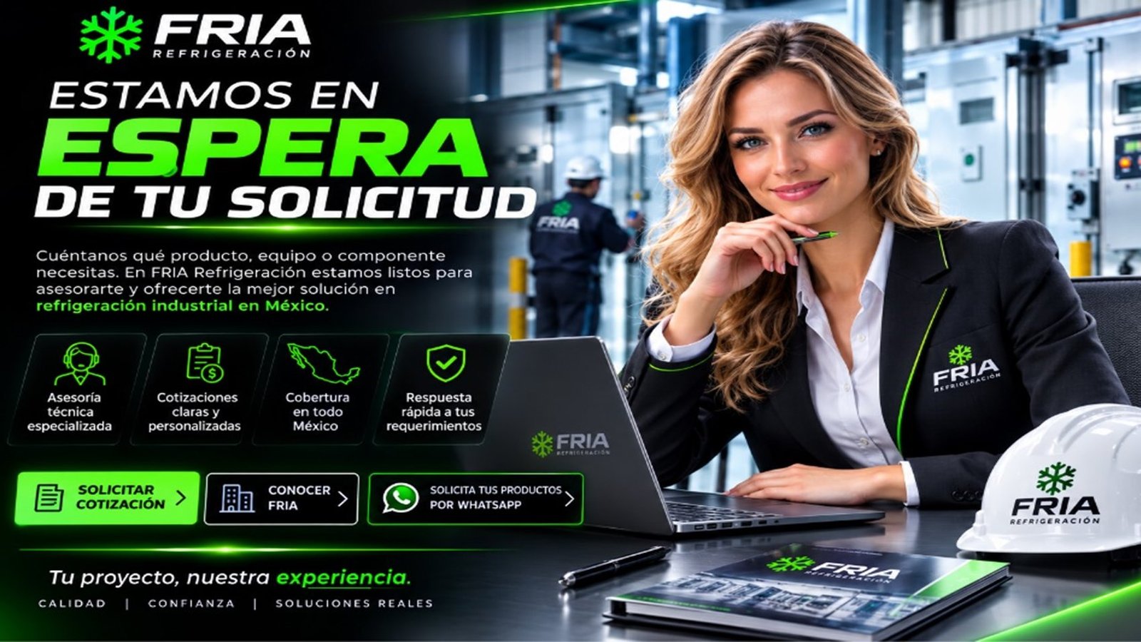 Soluciones de refrigeración industrial FRIA